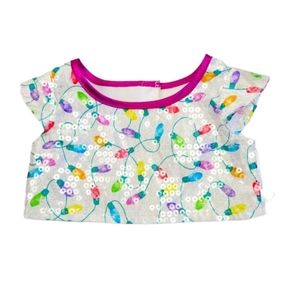 Build A Bear Christmas Lights Shirt
